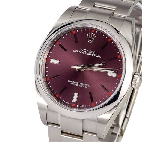 orologio rolex watch oyster perpetual red grape 31mm|rolex oyster perpetual for sale.